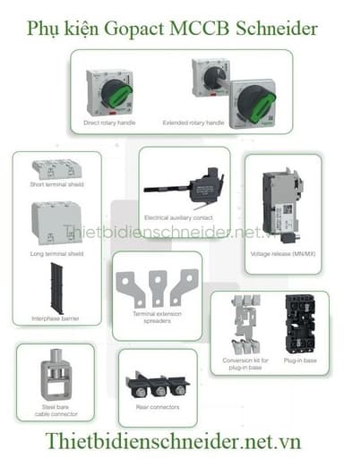Bộ giữ đai ốc cho MCCB 3VA1, phụ kiện lắp đặt