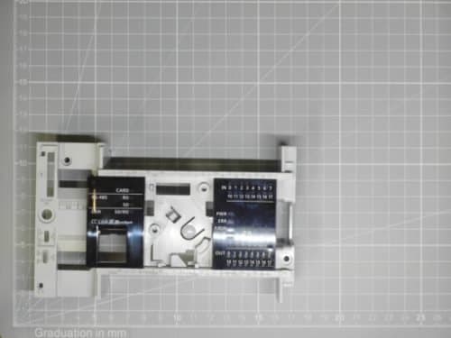 FX5U-32MT /ES COVER MAIN – Vỏ nhựa mặt trước Bộ điều khiển lập trình (PLC) Mitsubishi - Hình 1