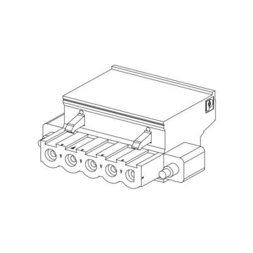 Bộ 2 đầu nối có thể tháo rời M340 Schneider - Hình 1