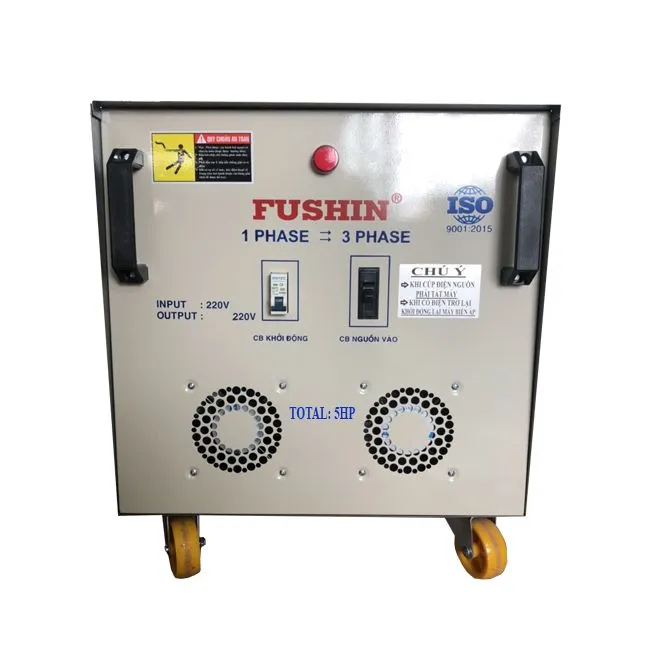Biến áp Fushin Chứng từ: Hóa đơn VAT Dịch vụ kèm theo: B1R3-5HP220