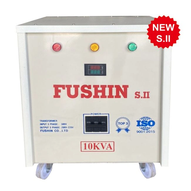 Biến áp Fushin Chứng từ: Hóa đơn VAT Dịch vụ kèm theo: S.IICC3P-10K