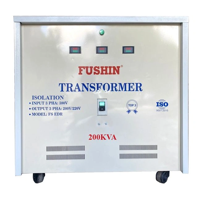 Biến áp Fushin Chứng từ: Hóa đơn VAT Dịch vụ kèm theo: S.IICL3P-200K