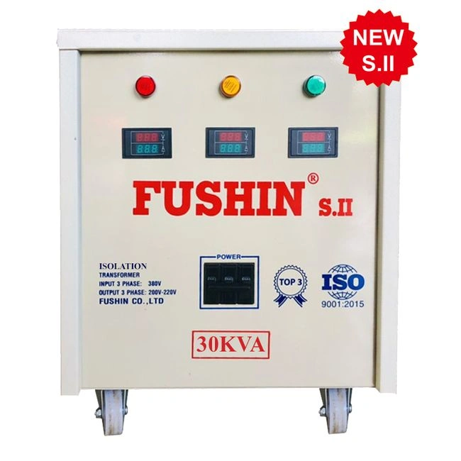 Biến áp Fushin Chứng từ: Hóa đơn VAT Dịch vụ kèm theo: S.IICL3P-30K