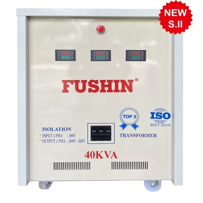 Biến áp Fushin Chứng từ: Hóa đơn VAT Dịch vụ kèm theo: S.IICC3P-40K