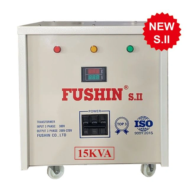Biến áp Fushin Chứng từ: Hóa đơn VAT Dịch vụ kèm theo: S.IIAL3P-15K