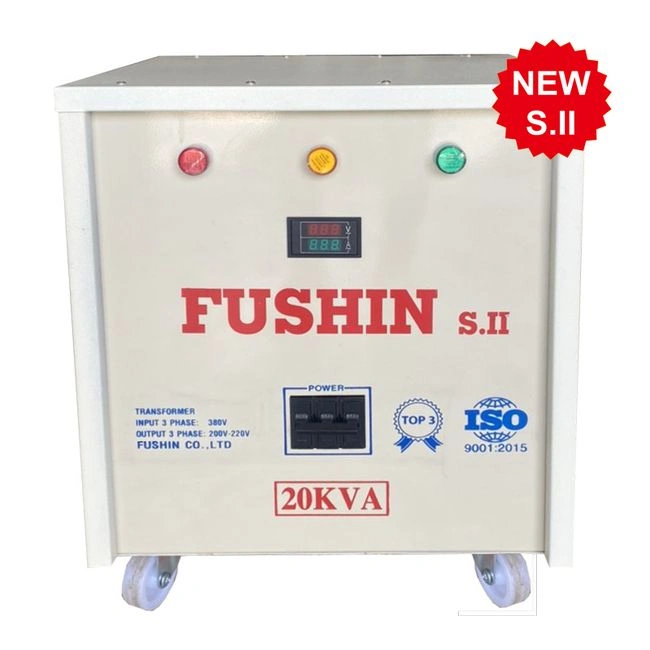 Biến áp Fushin Chứng từ: Hóa đơn VAT Dịch vụ kèm theo: S.IIAL3P-20K
