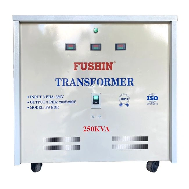 Biến áp Fushin Chứng từ: Hóa đơn VAT Dịch vụ kèm theo: S.IIAL3P-250K