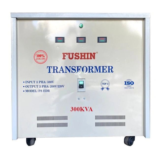 Biến áp Fushin Chứng từ: Hóa đơn VAT Dịch vụ kèm theo: S.IICU3P-300K