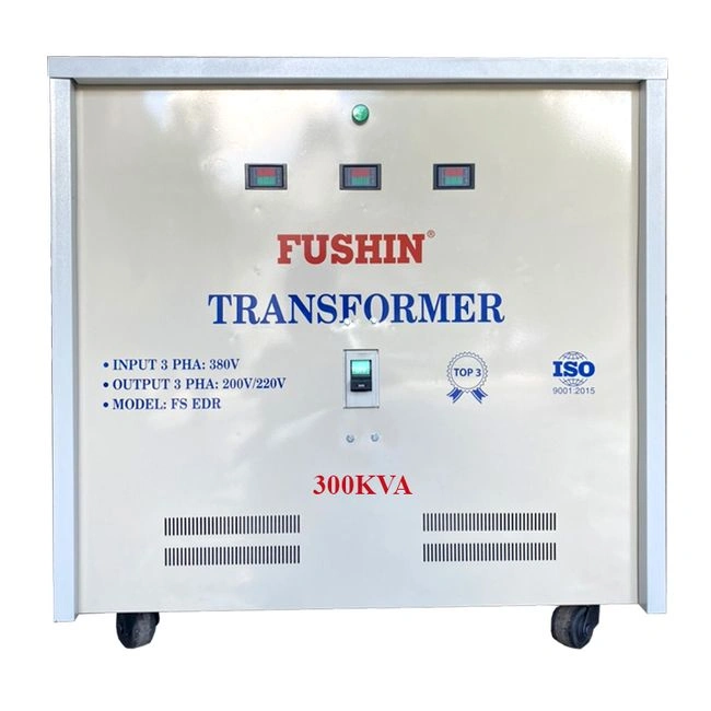 Biến áp Fushin Chứng từ: Hóa đơn VAT Dịch vụ kèm theo: S.IIAL3P-300K