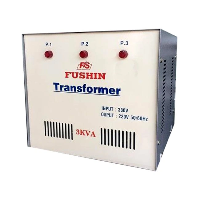 Biến áp Fushin Chứng từ: Hóa đơn VAT Dịch vụ kèm theo: S.IIAL3P-3K