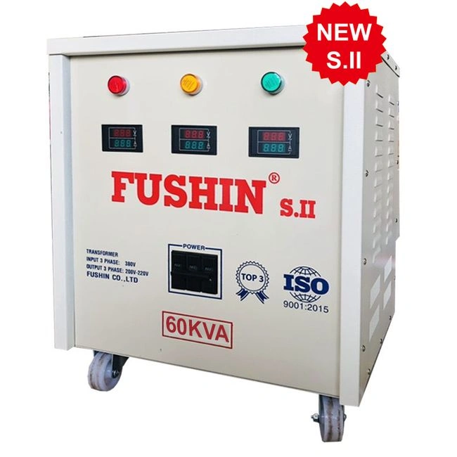 Biến áp Fushin Chứng từ: Hóa đơn VAT Dịch vụ kèm theo: S.IIAL3P-60K