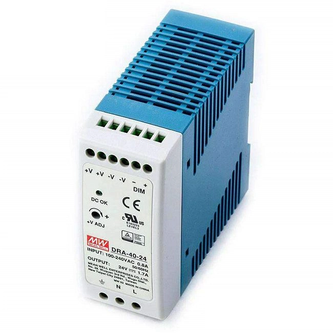 Bộ nguồn Meanwell DRA-40-24 (40W 24V 1.7A)