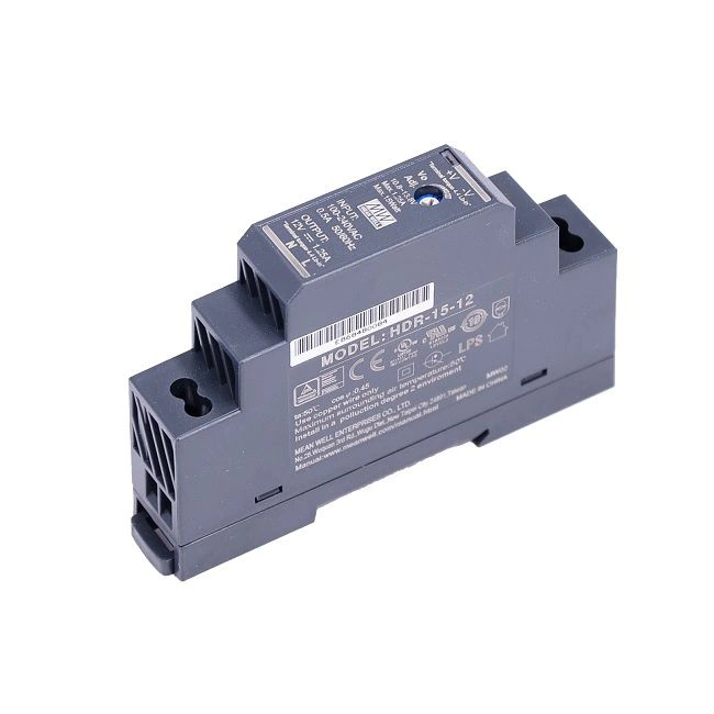 Bộ nguồn Meanwell HDR-15-12 (15W 12V 1.25A)