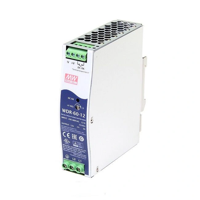 Bộ nguồn Meanwell WDR-60-12 (60W 12V 5A)