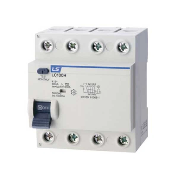 RCCB LS LC100H 3P+N 32A 30mA