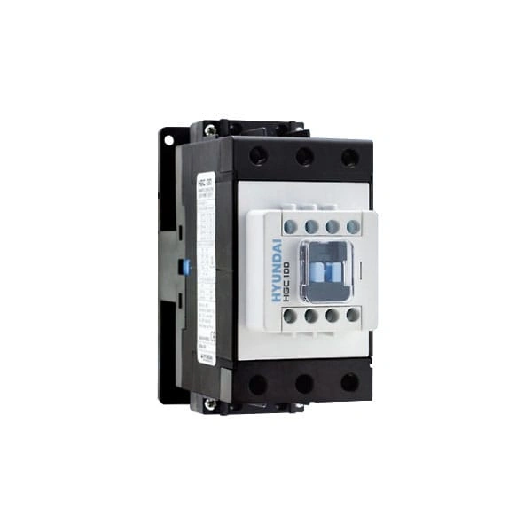 Contactor Hyundai HGC100 22NS D24 24VDC 100A 55KW 2NC+2NO