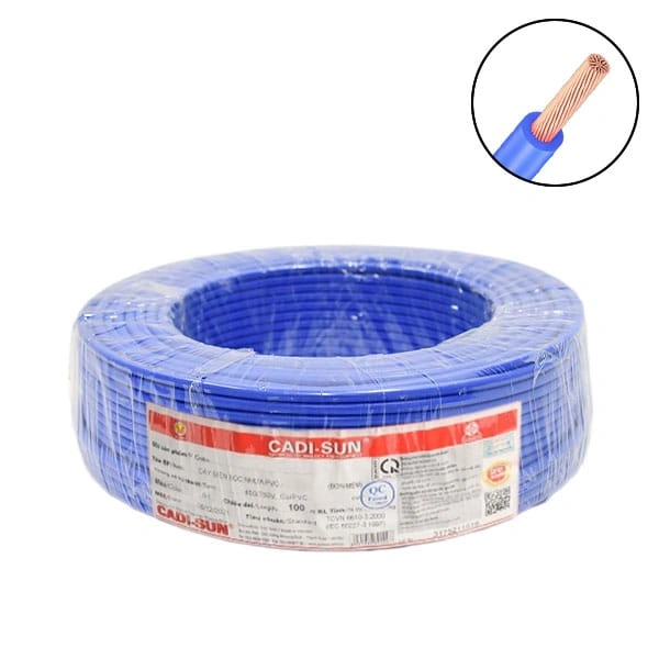 Dây cáp điện Cadisun VCSF 1x0.75-BL