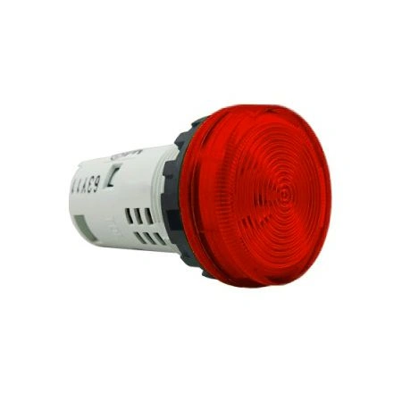 Đèn báo IDEC YW1P-1UQ4R 24V 22mm (đỏ)