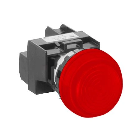 Đèn báo IDEC YW1P-2EQ4R 24V 22mm (đỏ)