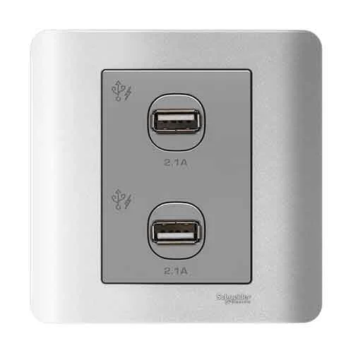 Công tắc và ổ cắm Schneider E8432USB_SA_G19
