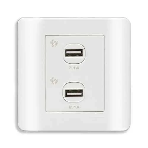 Công tắc và ổ cắm Schneider E8432USB_WE_G19