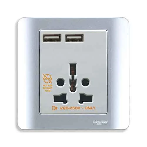 Công tắc và ổ cắm Schneider E8442616USB_SA_G19