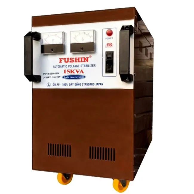 Ổn áp Fushin Chứng từ: Hóa đơn VAT Dịch vụ kèm theo: FS1.III-15K