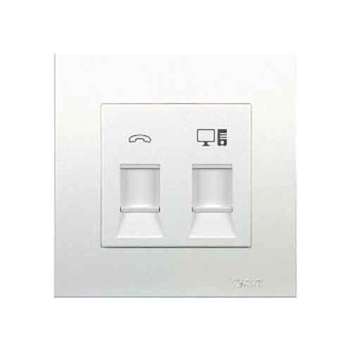 Công tắc và ổ cắm Schneider KB32TS_RJ5E