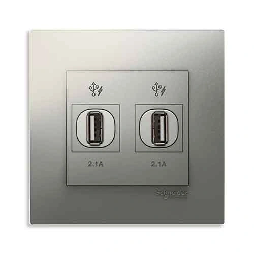 Công tắc và ổ cắm Schneider KB32USB_AS_G19