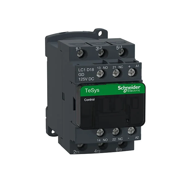Contactor Schneider LC1D18GD 18A 125 VDC
