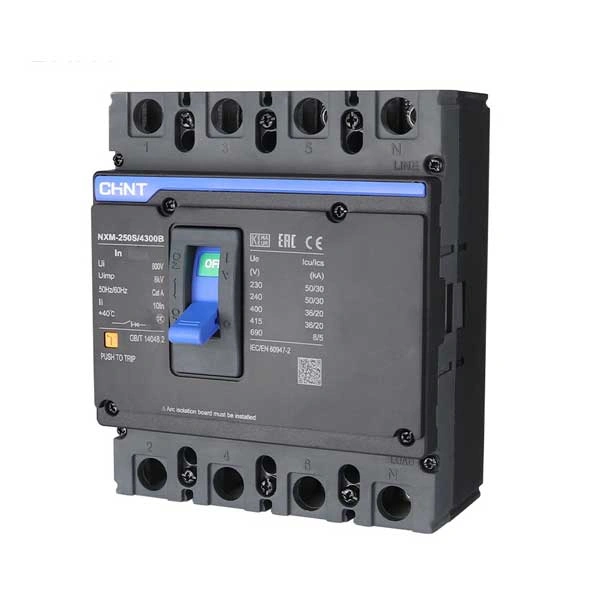 MCCB Chint NXM-250S/4300 250A 36kA 4P