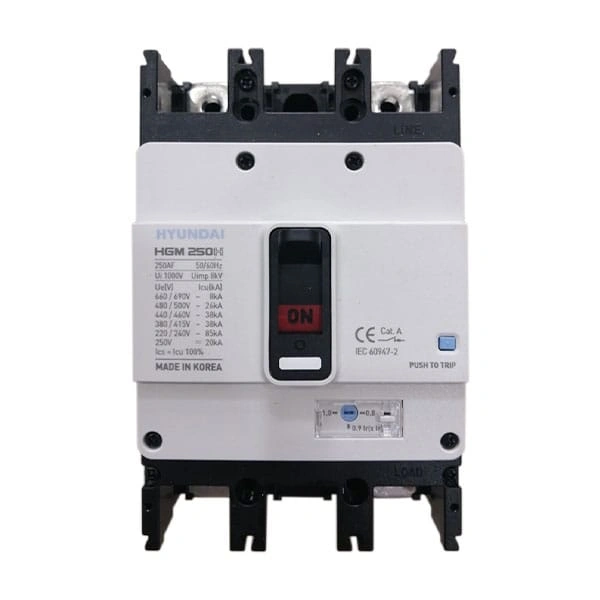 MCCB Hyundai HGM250H-F 2P 150A 85kA