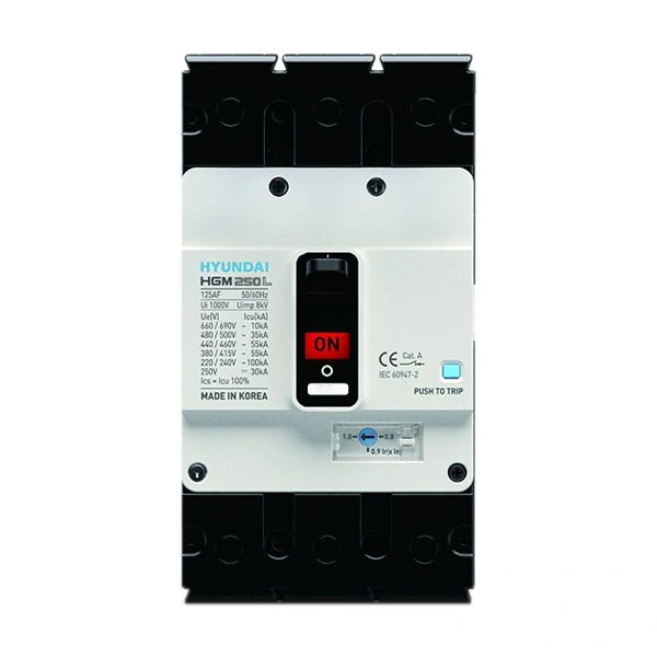 MCCB Hyundai HGM250L-F 3P 200A 55kA