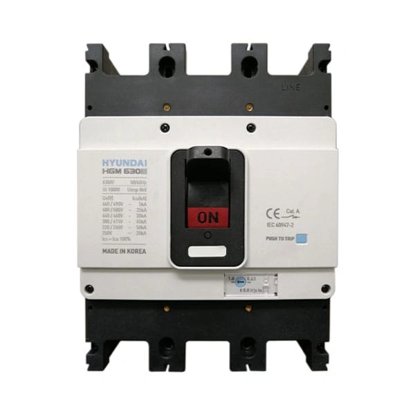 MCCB Hyundai HGM630E-F 3P 630A 45kA
