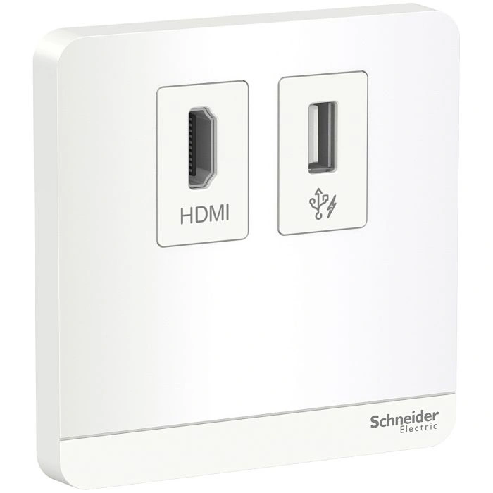 Công tắc và ổ cắm Schneider E8332HDUSB_WE_G19