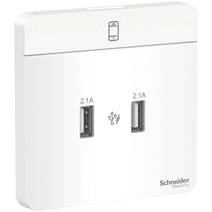 Công tắc và ổ cắm Schneider E8332USB_WE_G19