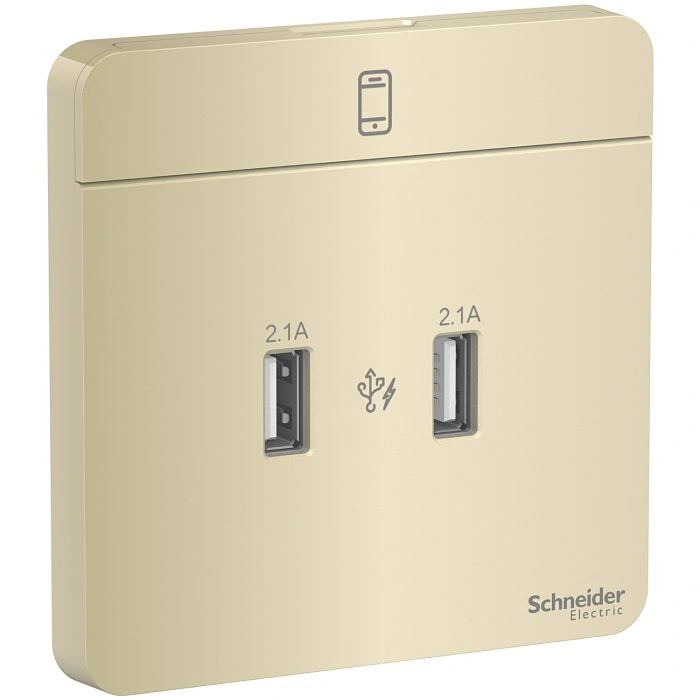 Công tắc và ổ cắm Schneider E8332USB_WG_G19