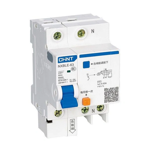 RCBO Chint NXBLE-63 40A 1P+N 30mA 6kA