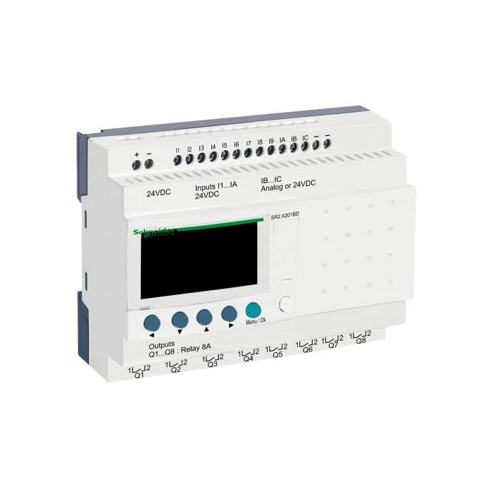 PLC Schneider SR2A201BD 24V (14 in/8 out Relay)
