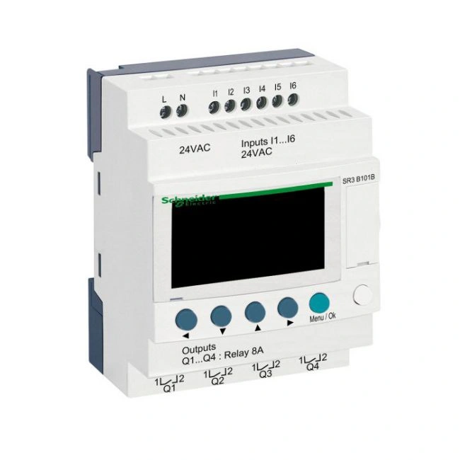 PLC Schneider SR3B101B 24V (6 in/4 out Relay)