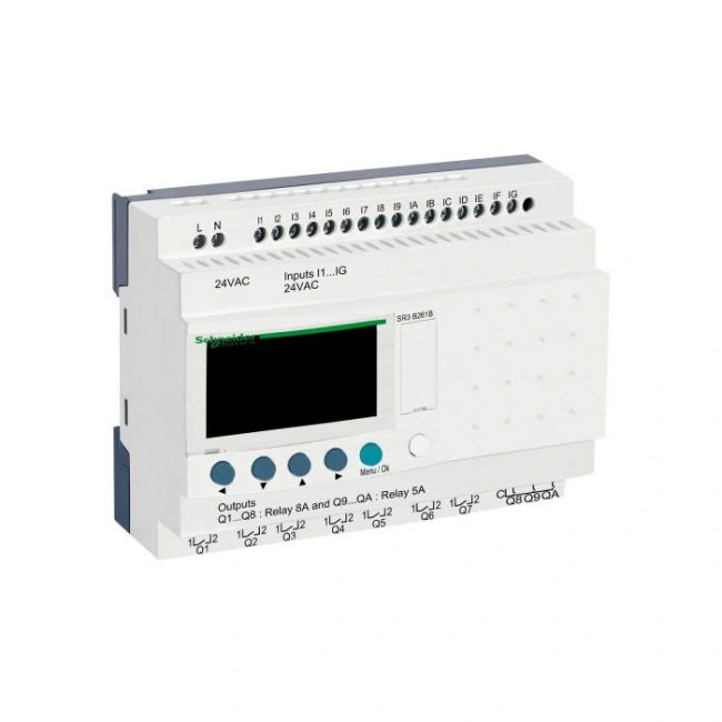 PLC Schneider SR3B261B 24V (16 in/10 out Relay)