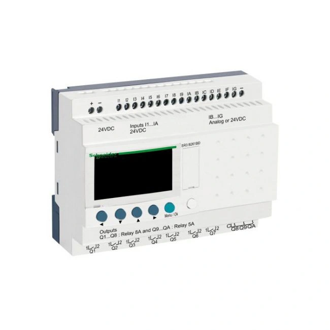 PLC Schneider SR3B261BD 24V (16 in/10 out Relay)