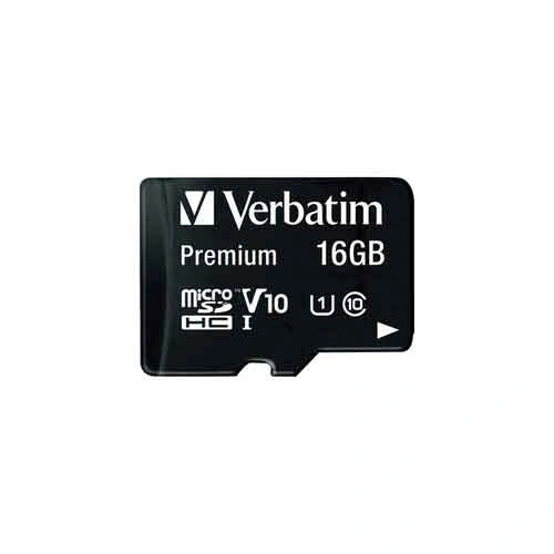 PLC Mitsubishi Verbatim microSDHC Card 16GB Class 10