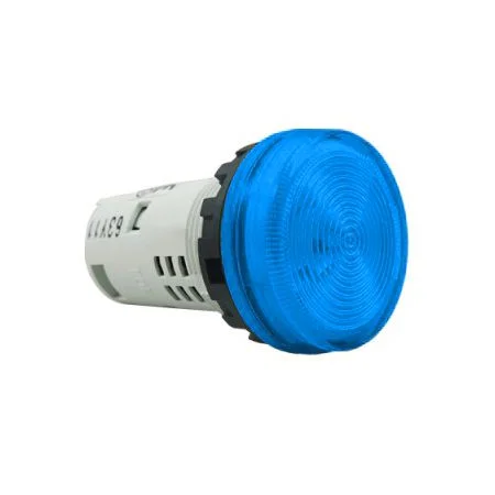 Đèn báo IDEC YW1P-1UQ4S 24V 22mm (xanh da trời)