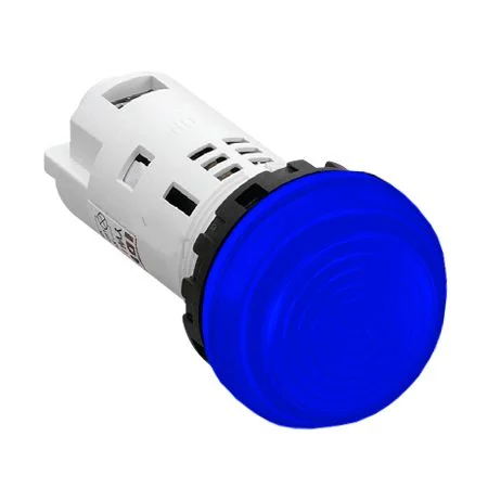 Đèn báo IDEC YW1P-2UQ4S 24V 22mm (xanh da trời)