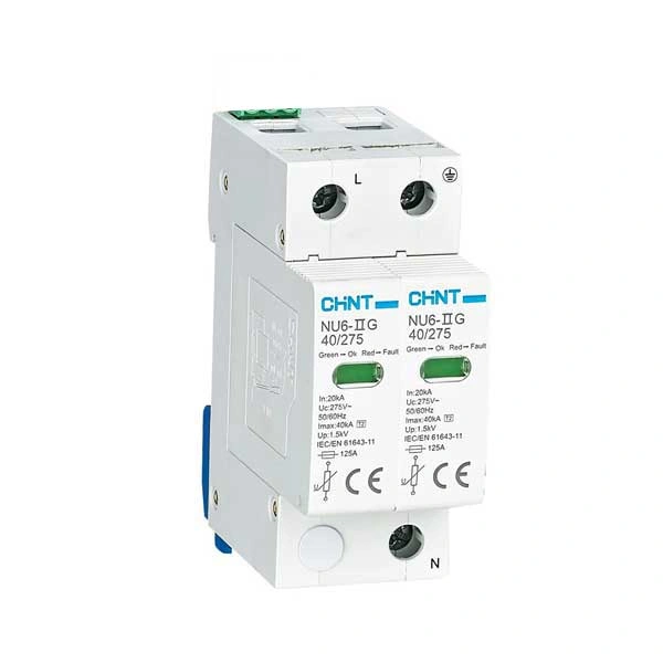 CB chống sét Chint NU6-IIG 40kA 1P+N