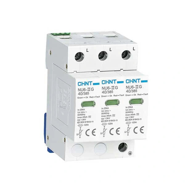 CB chống sét Chint U6-IIG 40kA 3P