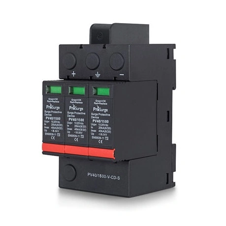 CB chống sét Prosurge PV40-1500-V-CD-S 1500VDC 50kA 3P