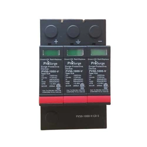 CB chống sét Prosurge PV50-1000-V-CD-S 1000VDC 50kA 3P
