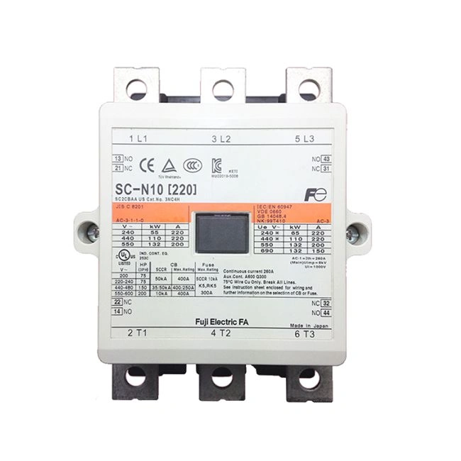 Contactor Fuji SC-N10 110V 220A 110kW 2NO+2NC